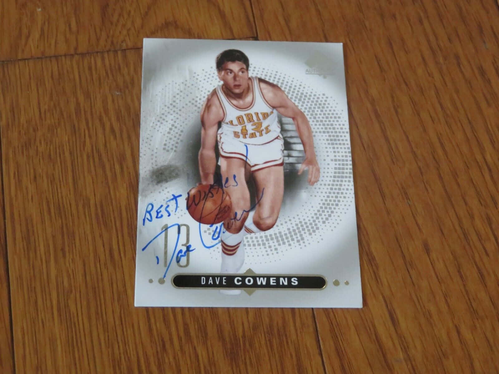 Dave Cowens Autographed Picture Background