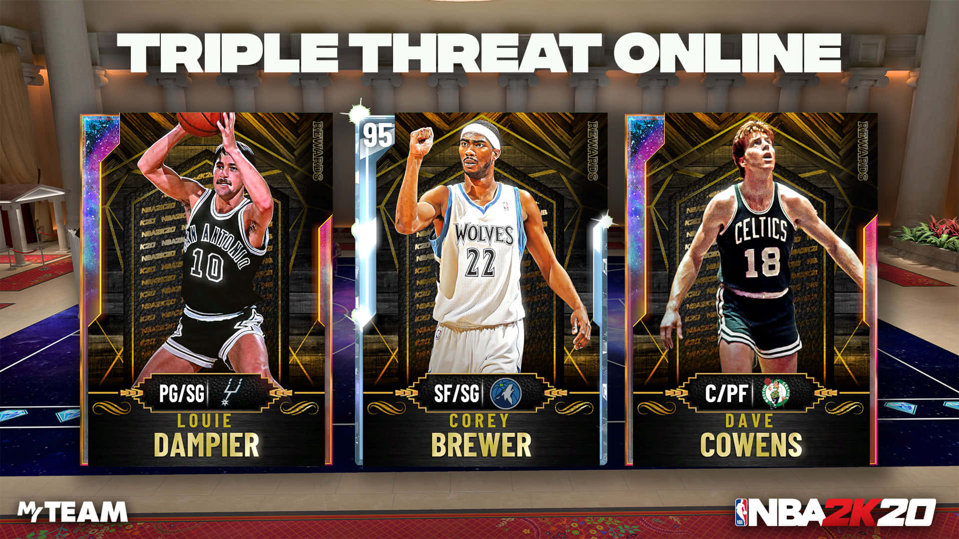 Dave Cowens In Triple Threat Online Background