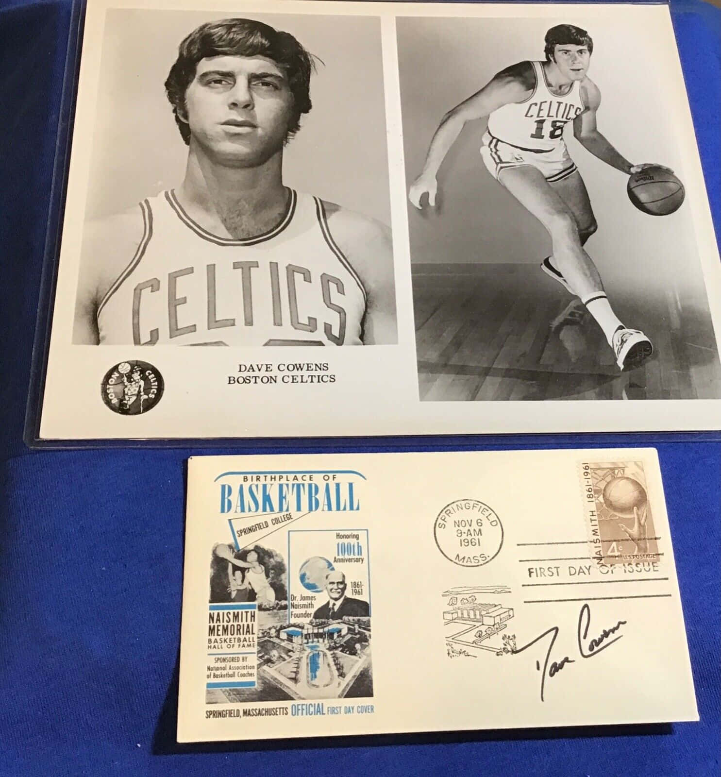 Dave Cowens Playing For Boston Celtics Background