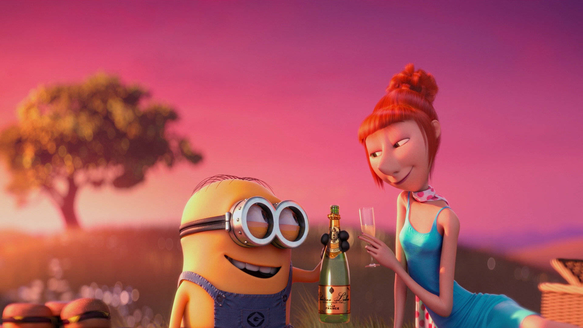 Dave Lucy Date Despicable Me 2 Background