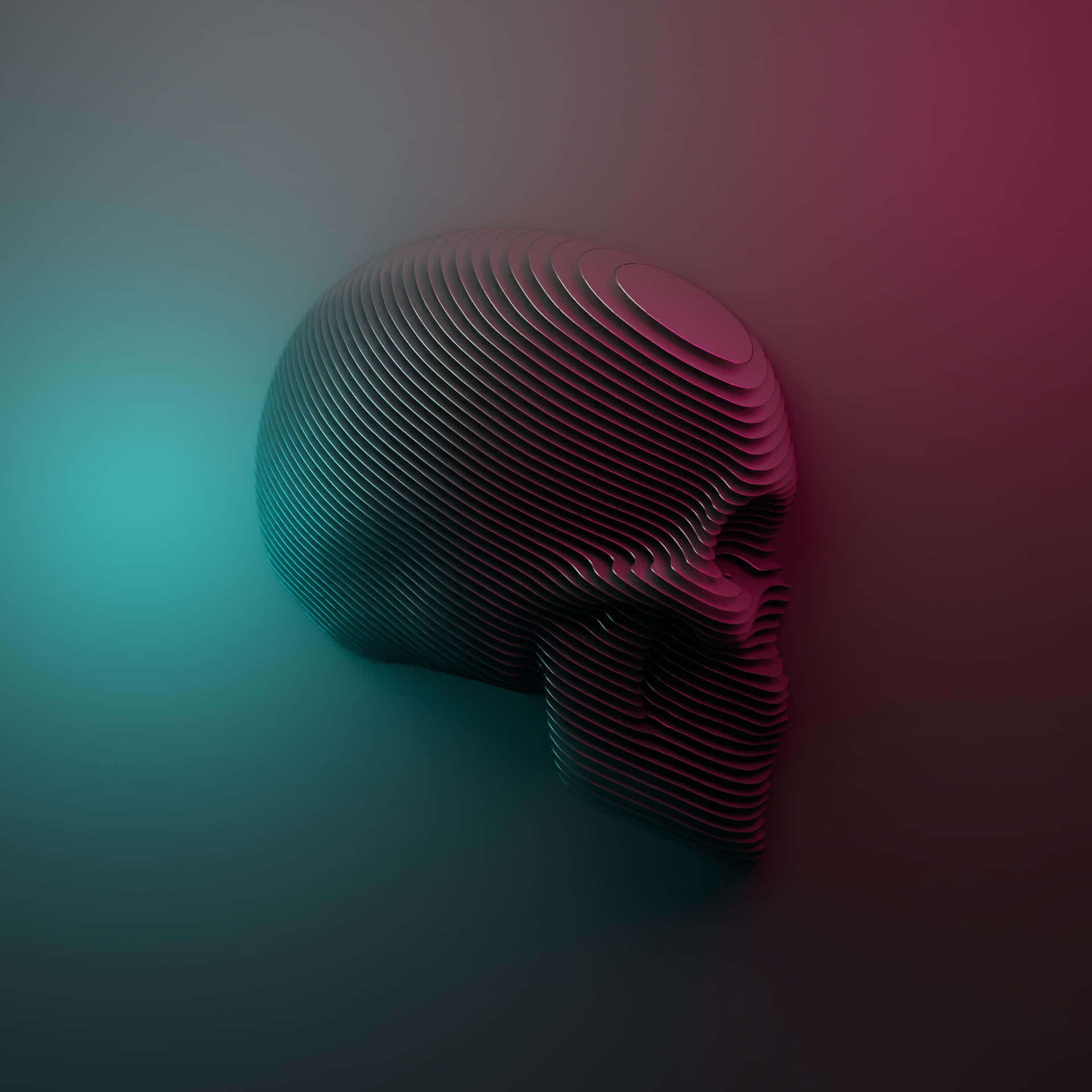 Dave2d Layered Skull Background