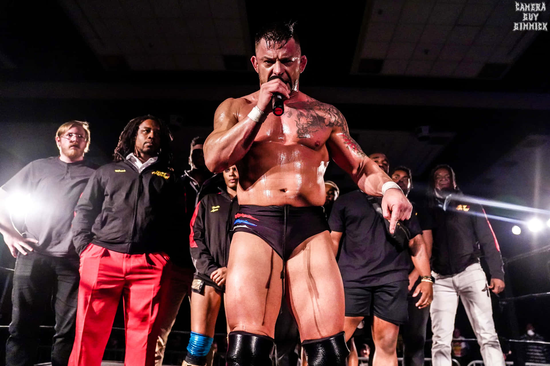 Davey Richards Warrior Wrestling 22 Background