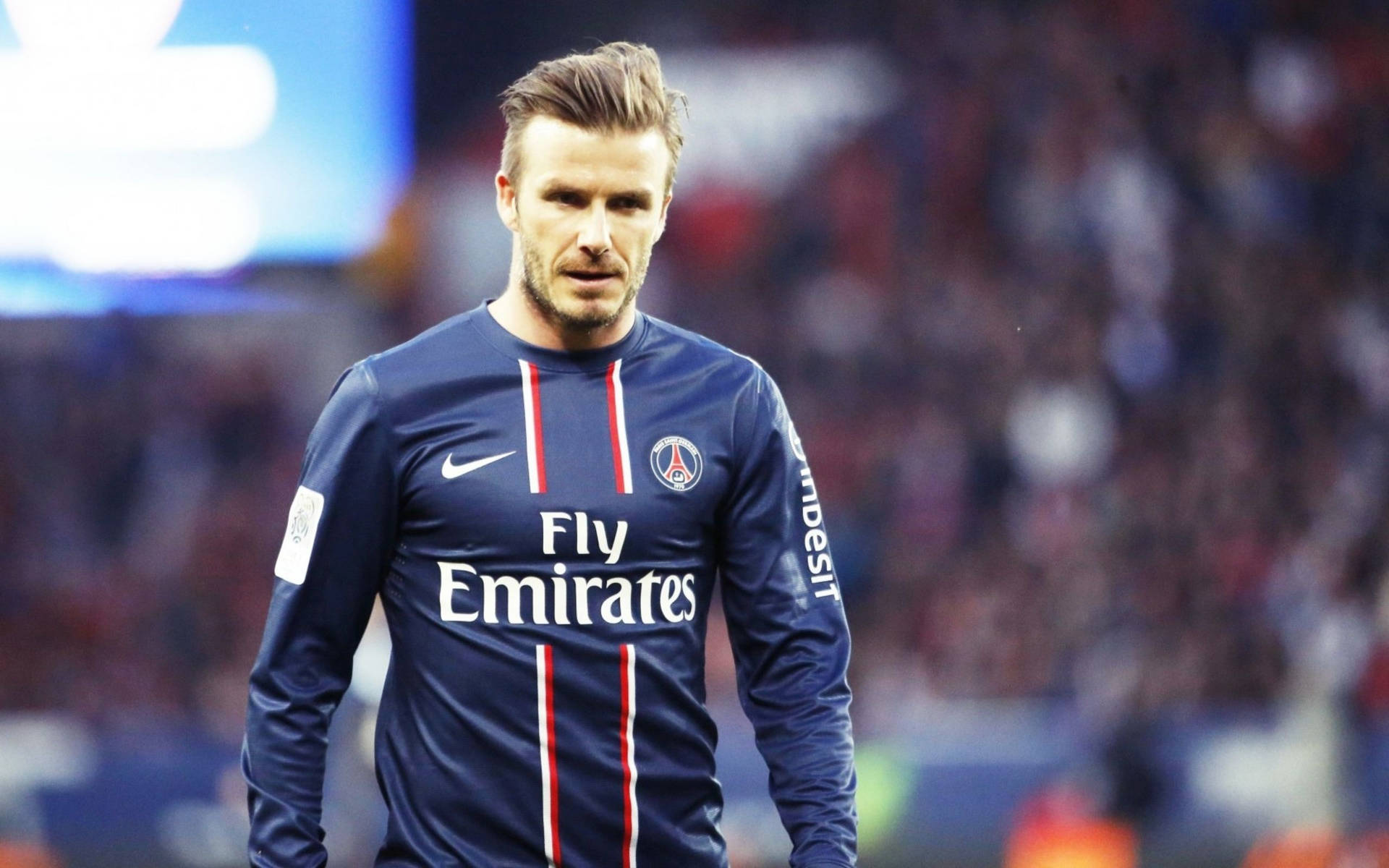 David Beckham Making His Legendary Paris Saint-germain Debut. Background