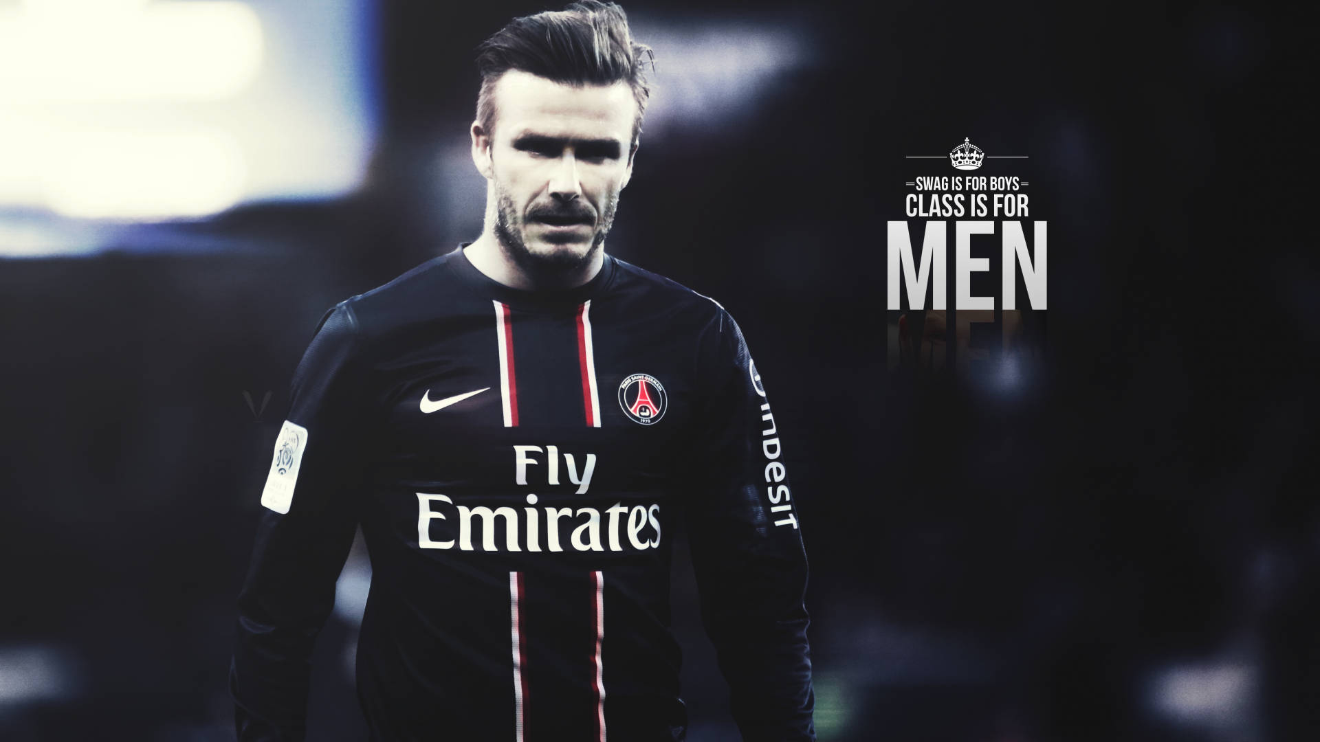 David Beckham - Soccer Superstar Background
