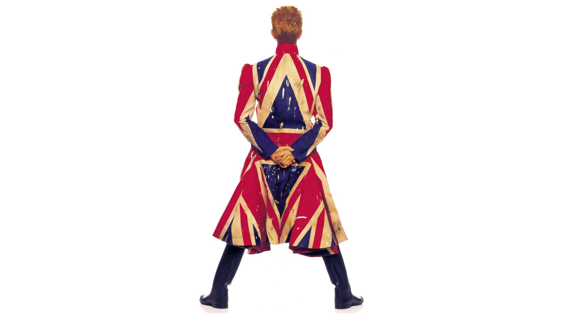 David Bowie Union Jack Coat Background