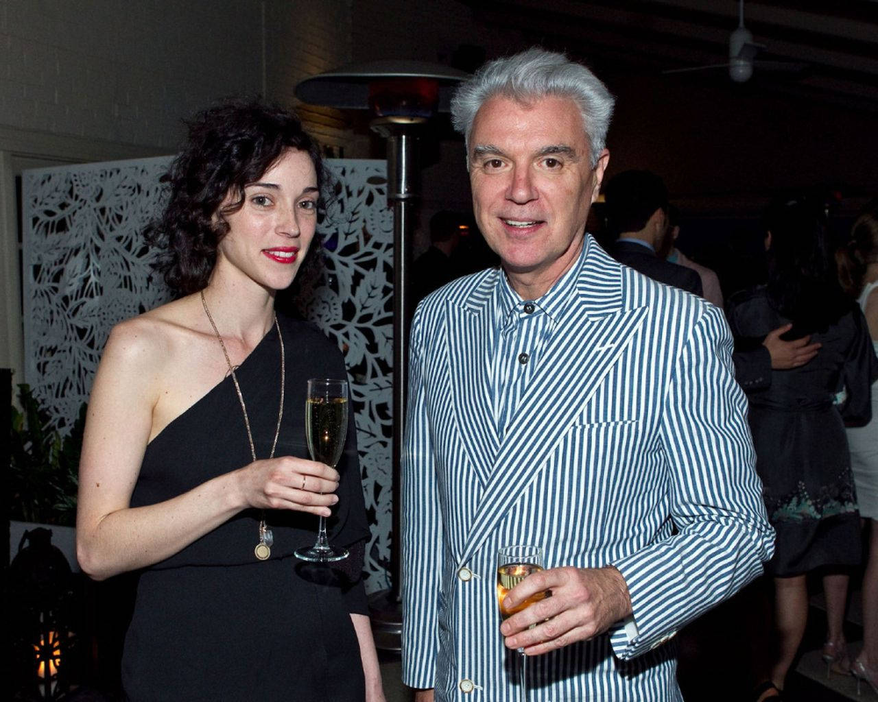 David Byrne Annie Erin Clark Talking Heads St. Vincent Background