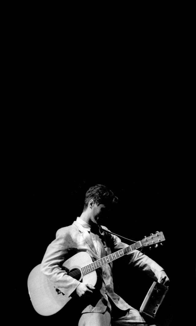 David Byrne Black And White Portrait Photography Background