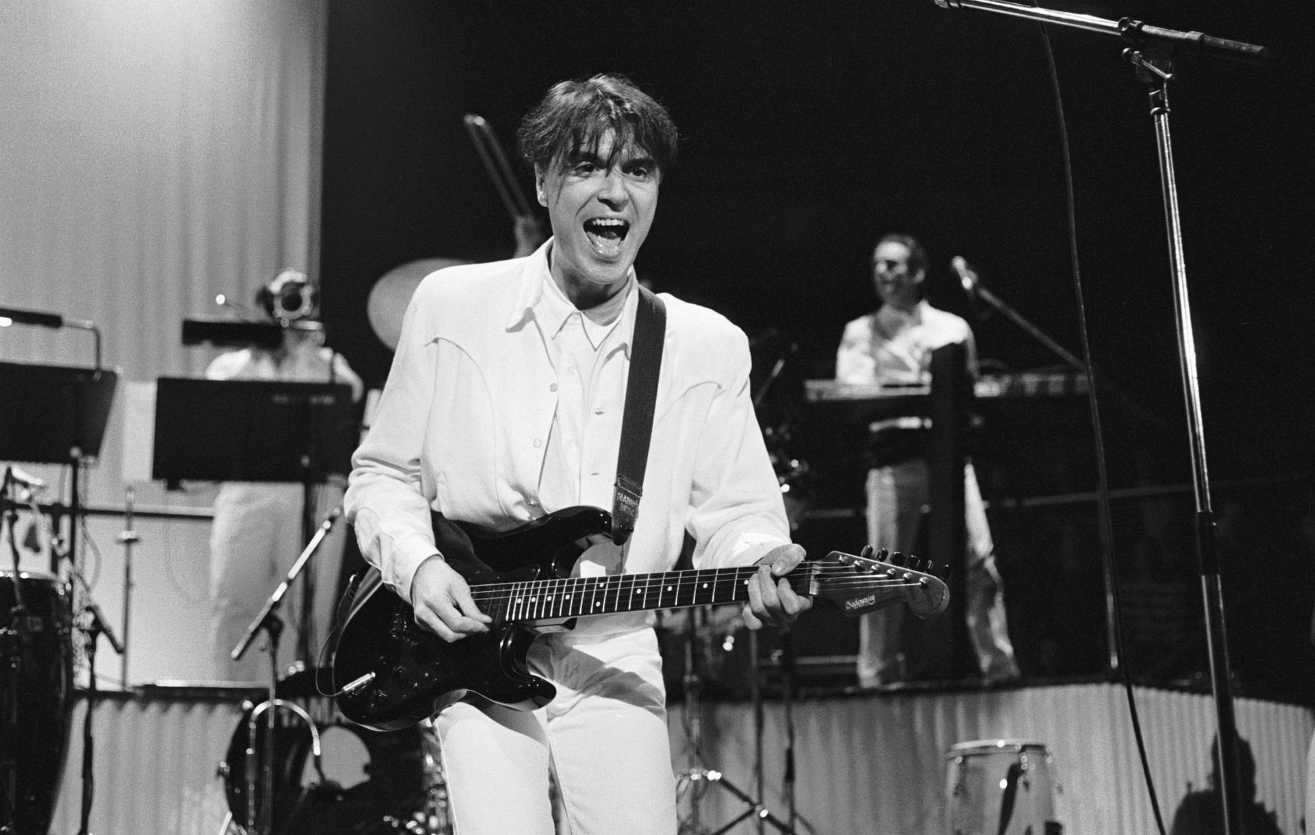 David Byrne Guitar Performance Photography