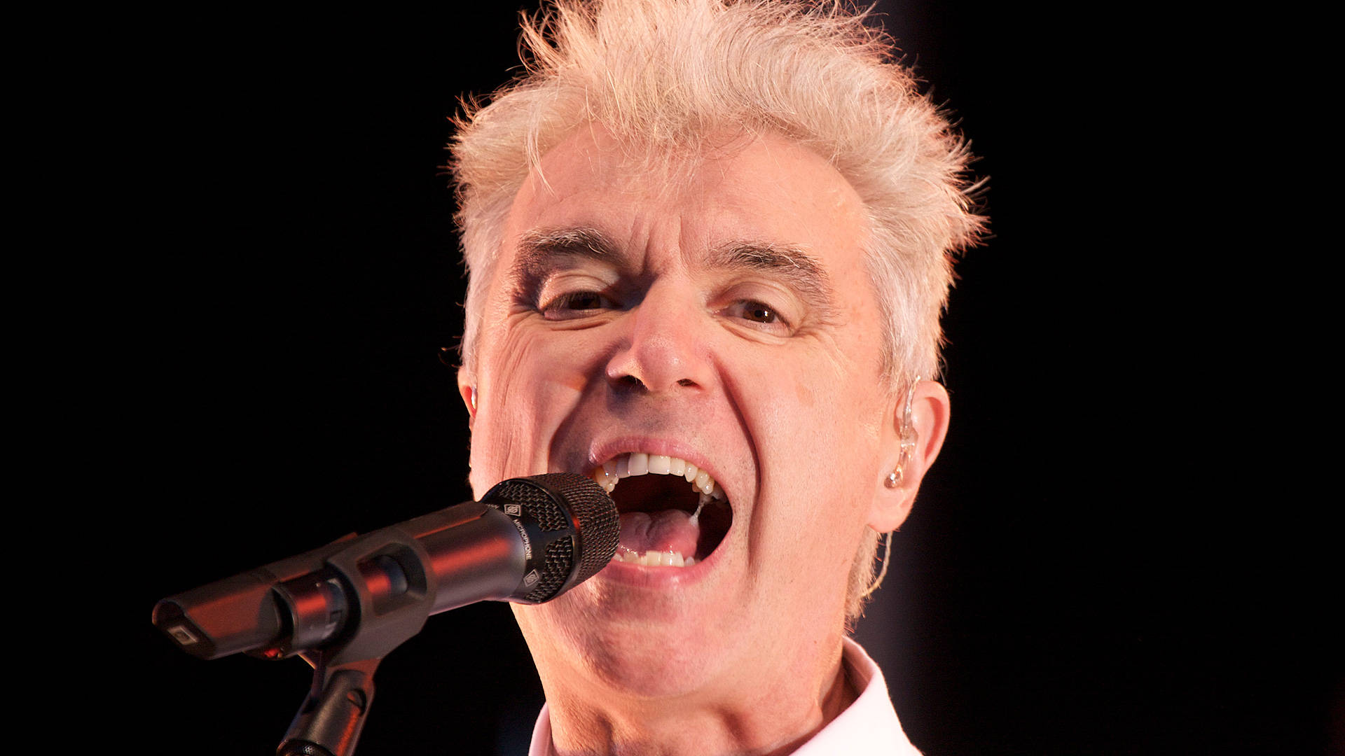 David Byrne Singer Songwriter Photography Background