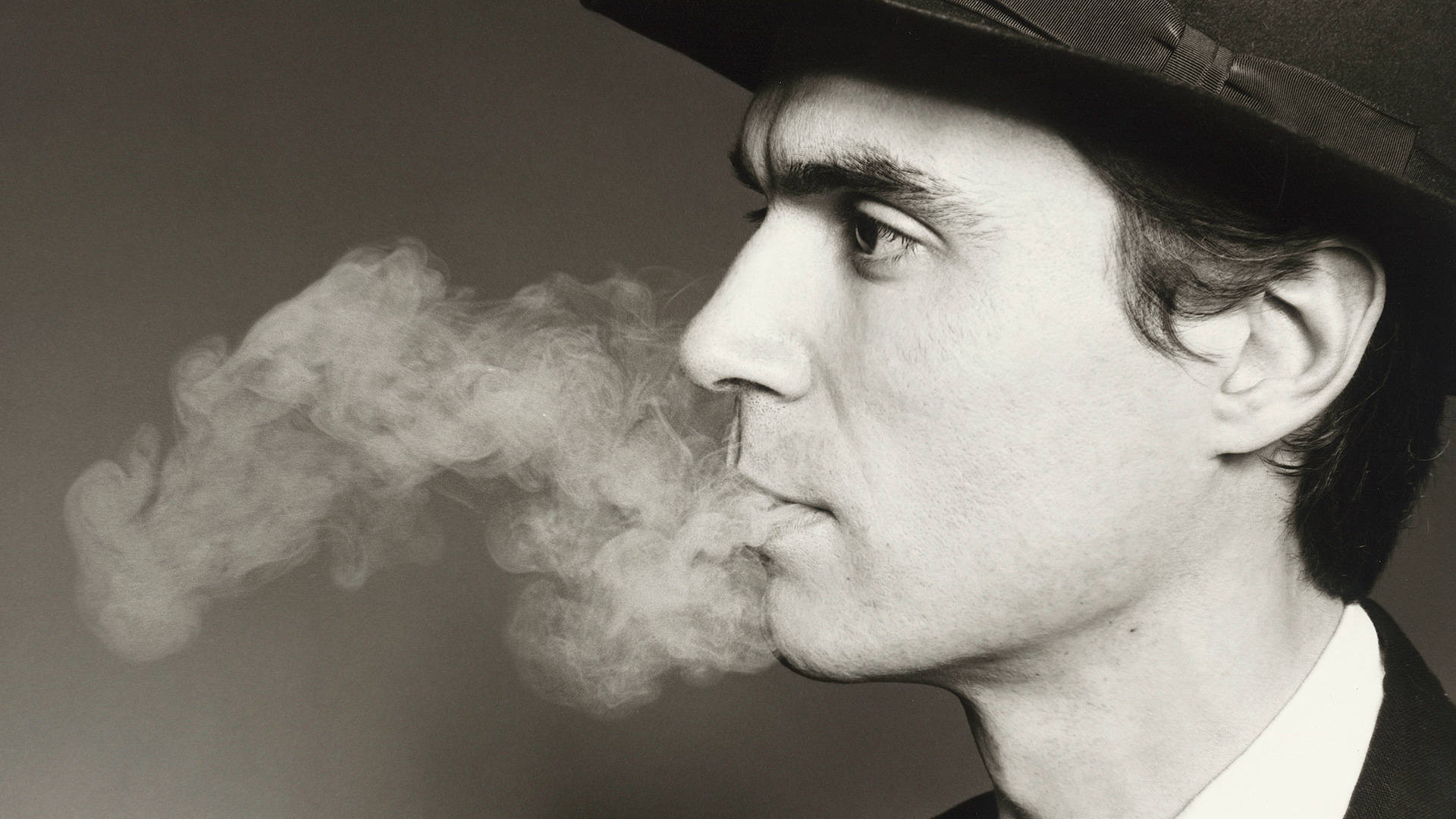 David Byrne Smoking Cigarette Photography Background