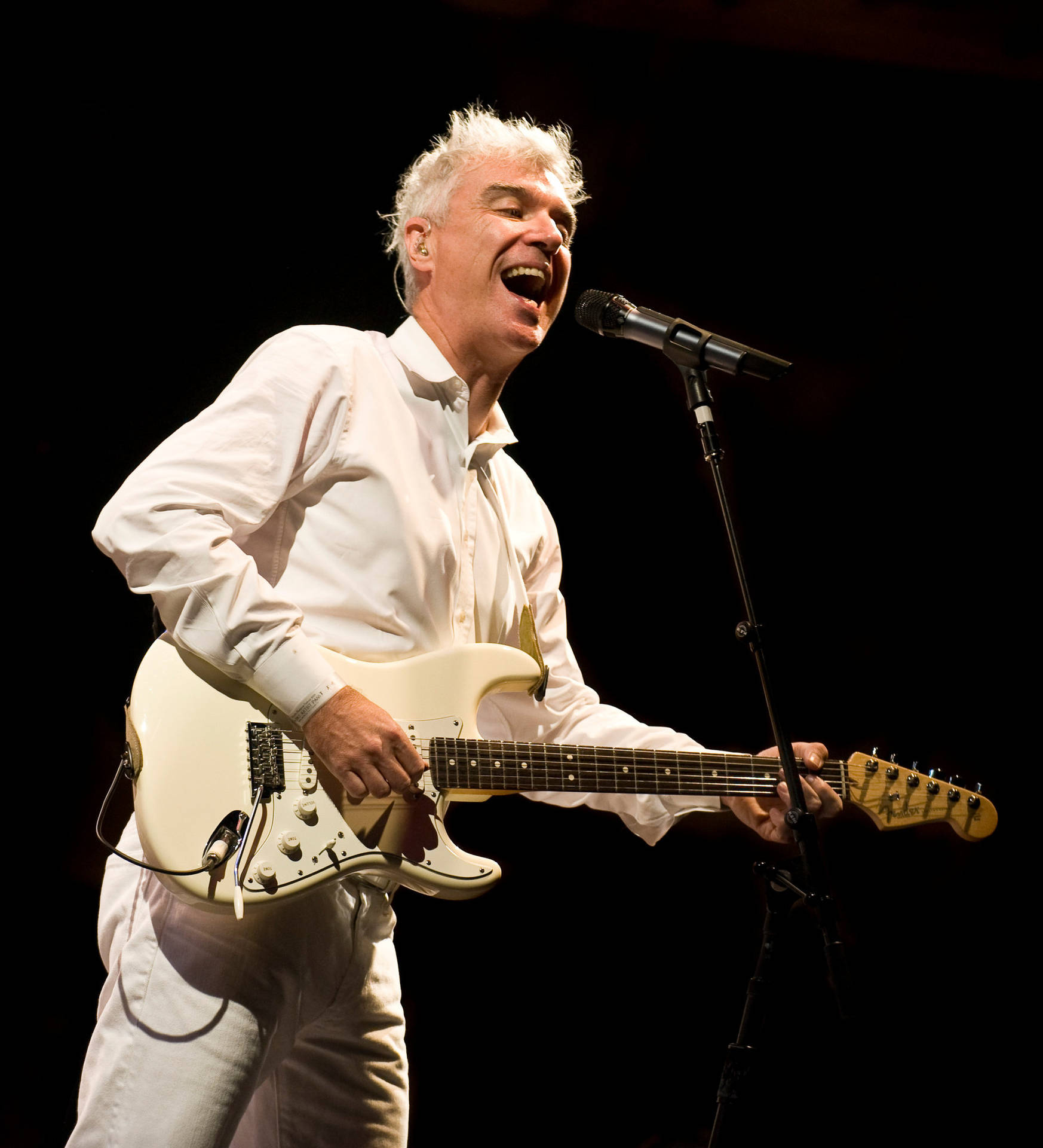 David Byrne Talking Heads Singing Photography 2015 Background