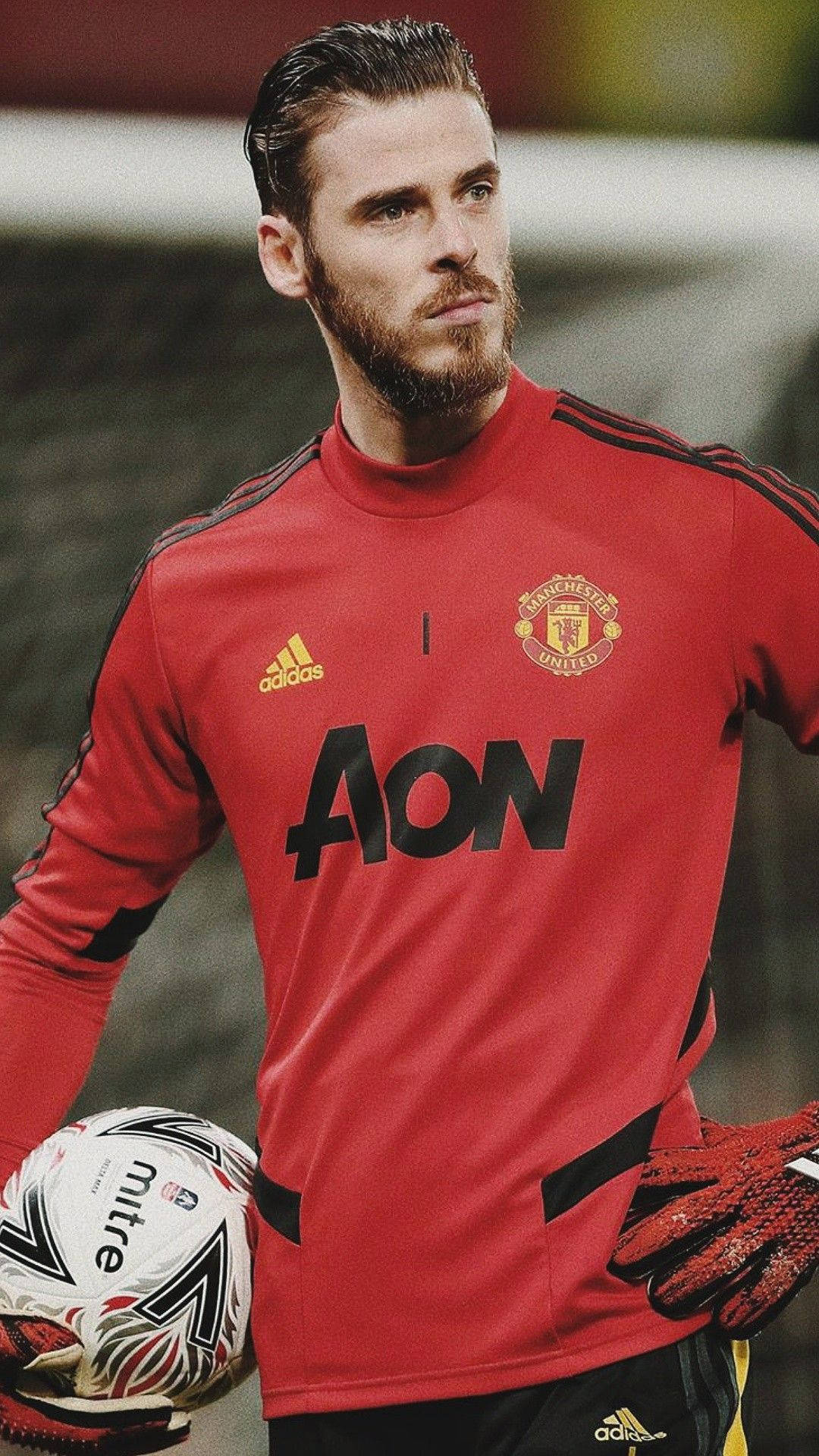 David De Gea Hands On Waist Background