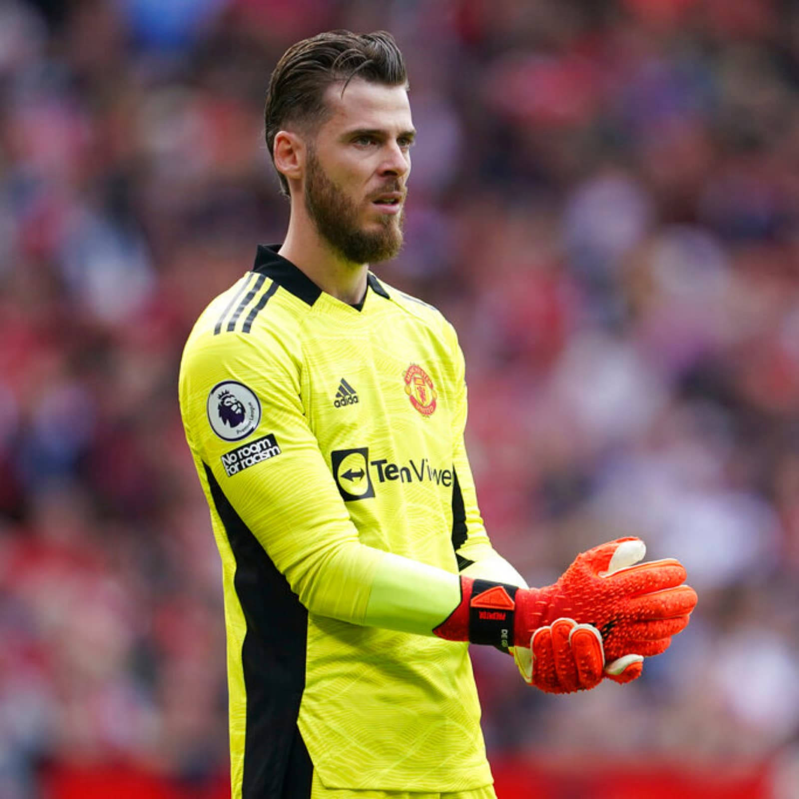 David De Gea In Yellow Jersey