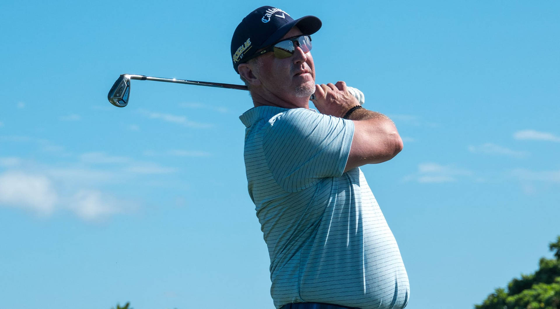 David Duval And Blue Sky Background