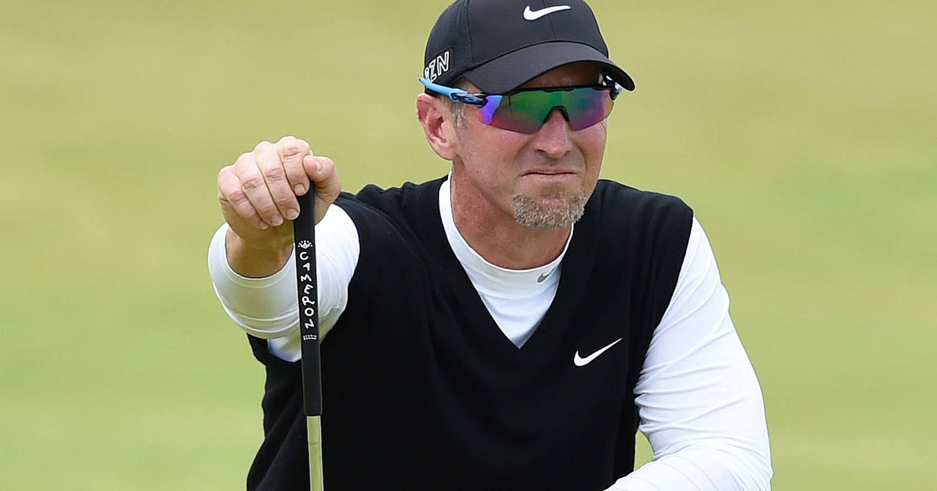 David Duval Smirking Background