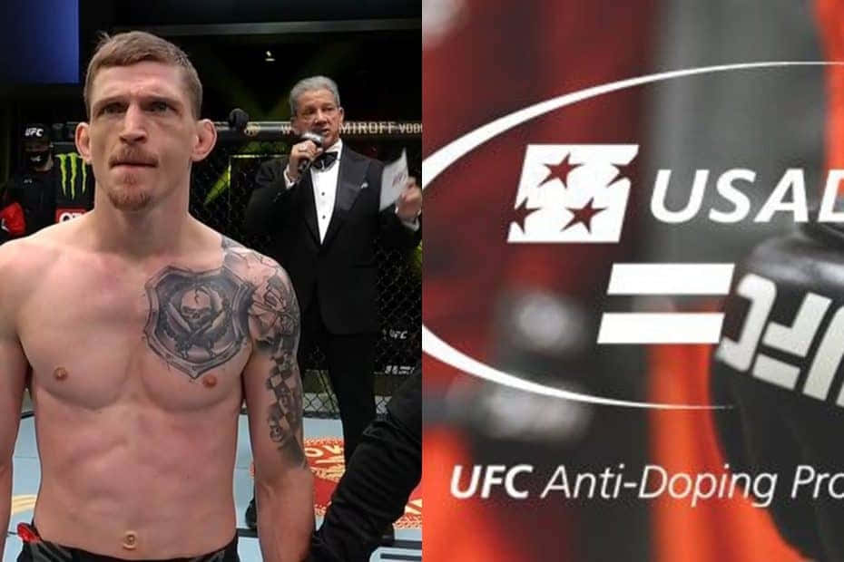 David Dvořák And Anti-doping Logo Background