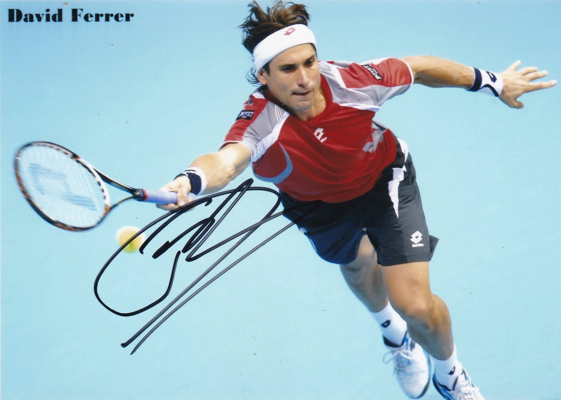 David Ferrer Autograph