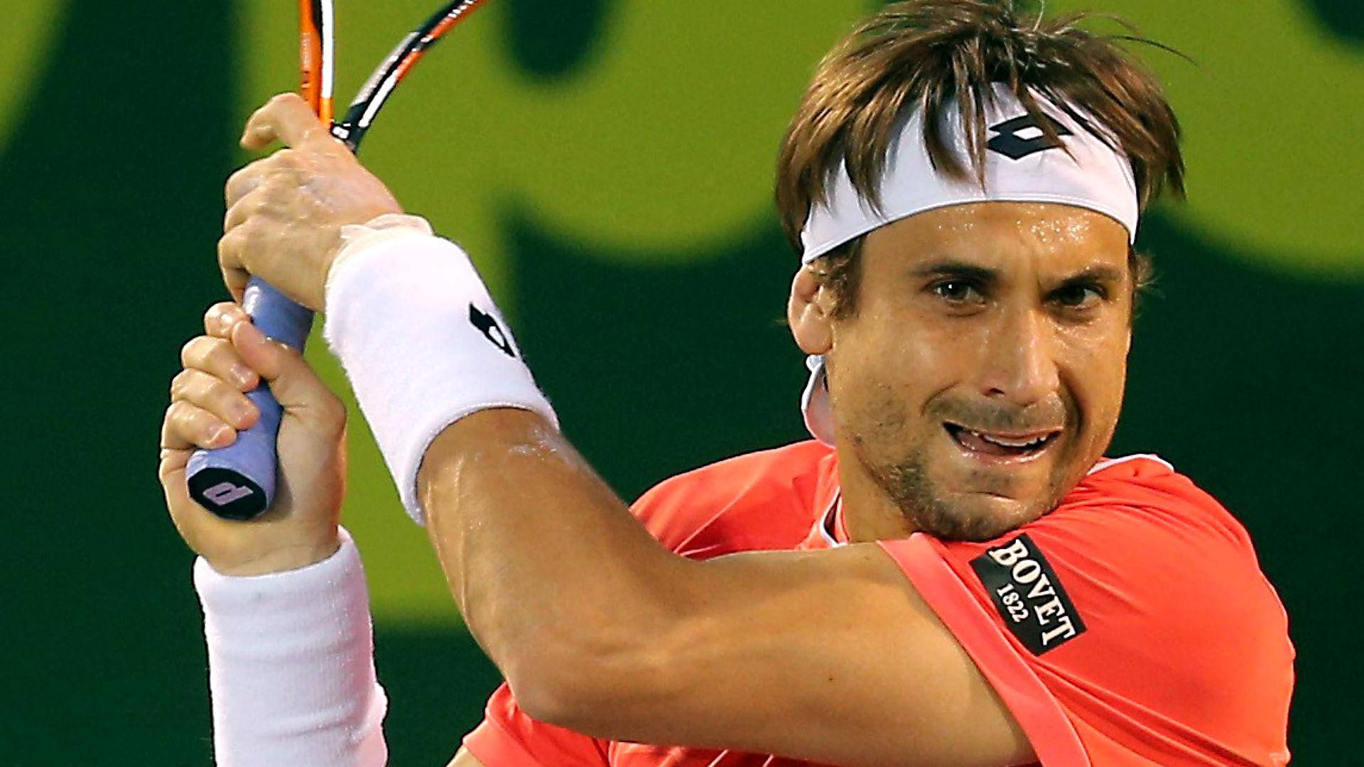 David Ferrer Funny Expression Background