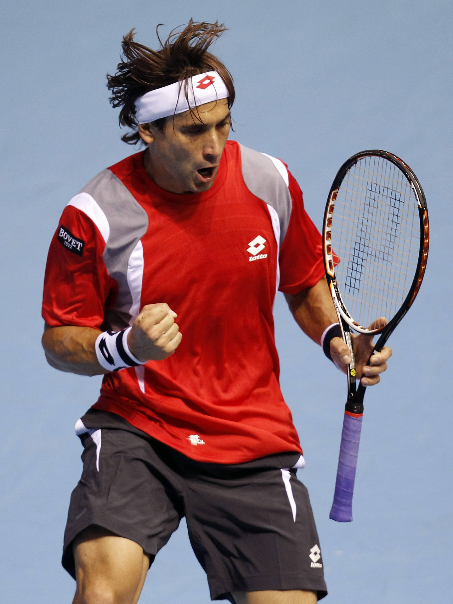 David Ferrer Proud Fist Pump Background