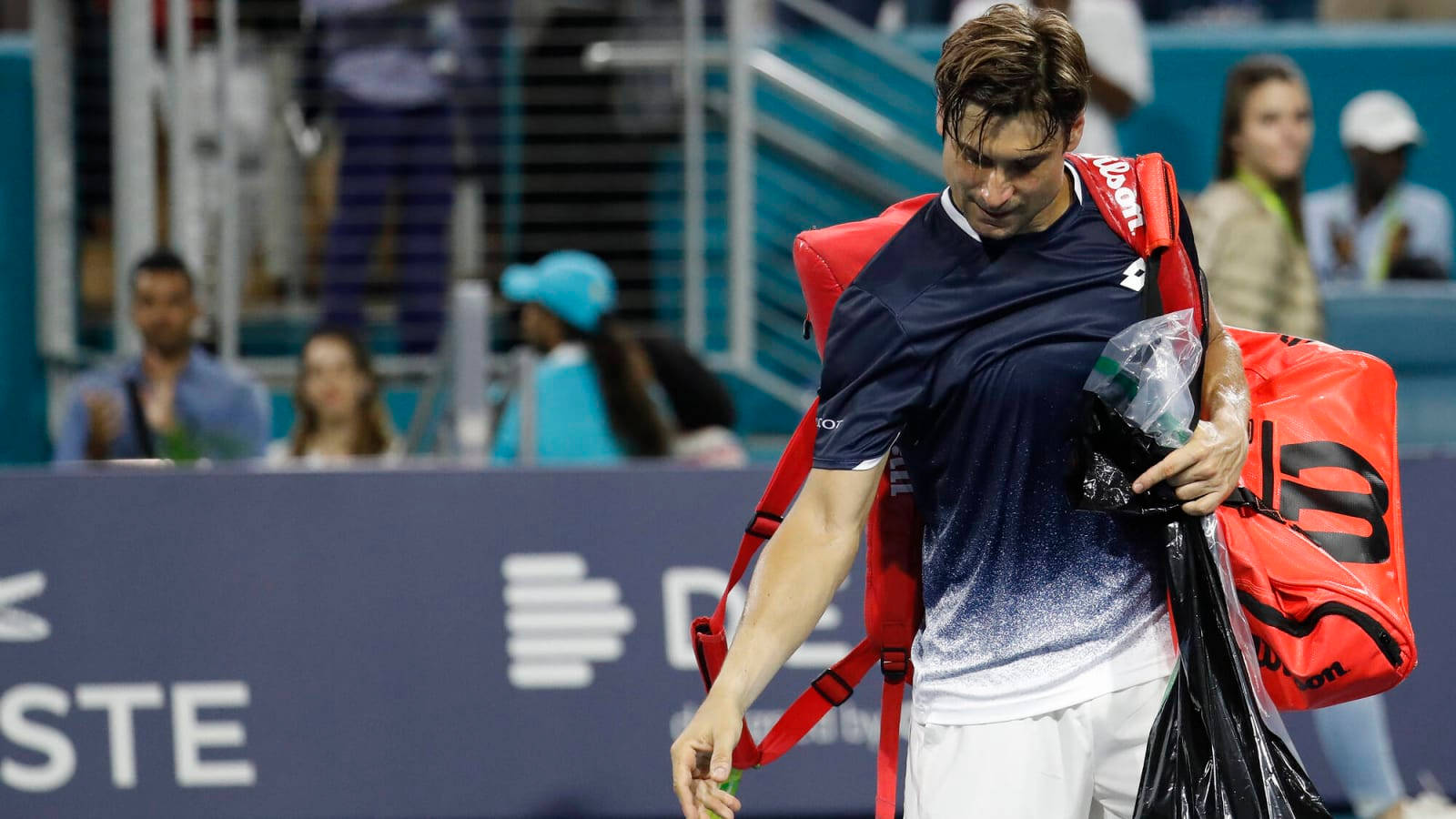 David Ferrer Red Tennis Bag