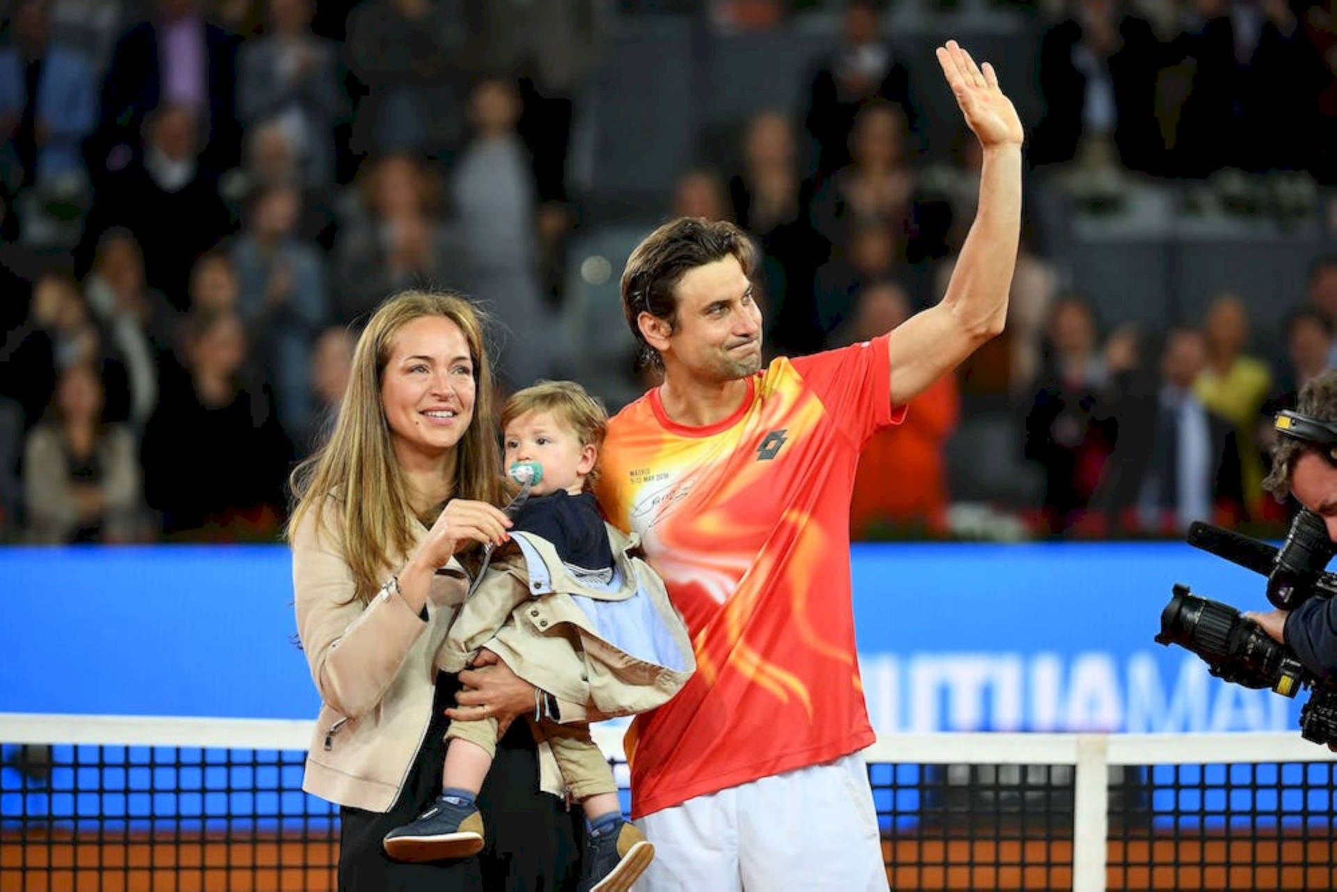 David Ferrer Wife And Child Background