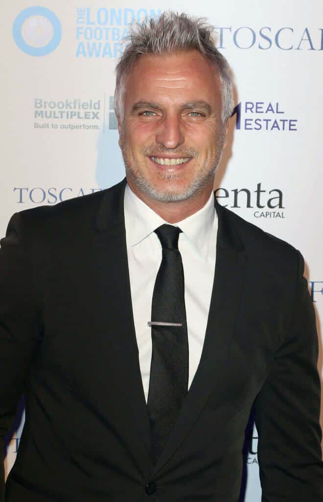 David Ginola Black Suit Red Carpet Photography Background