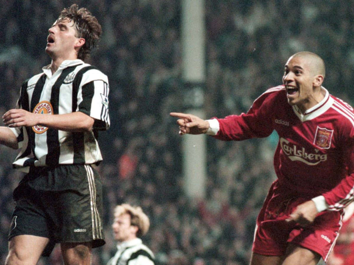 David Ginola Stan Collymore Football Photography Background