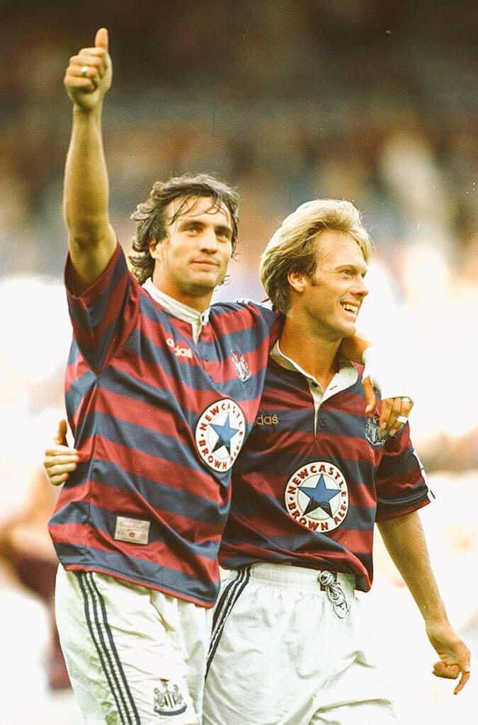 David Ginola Warren Barton Football Photography Background