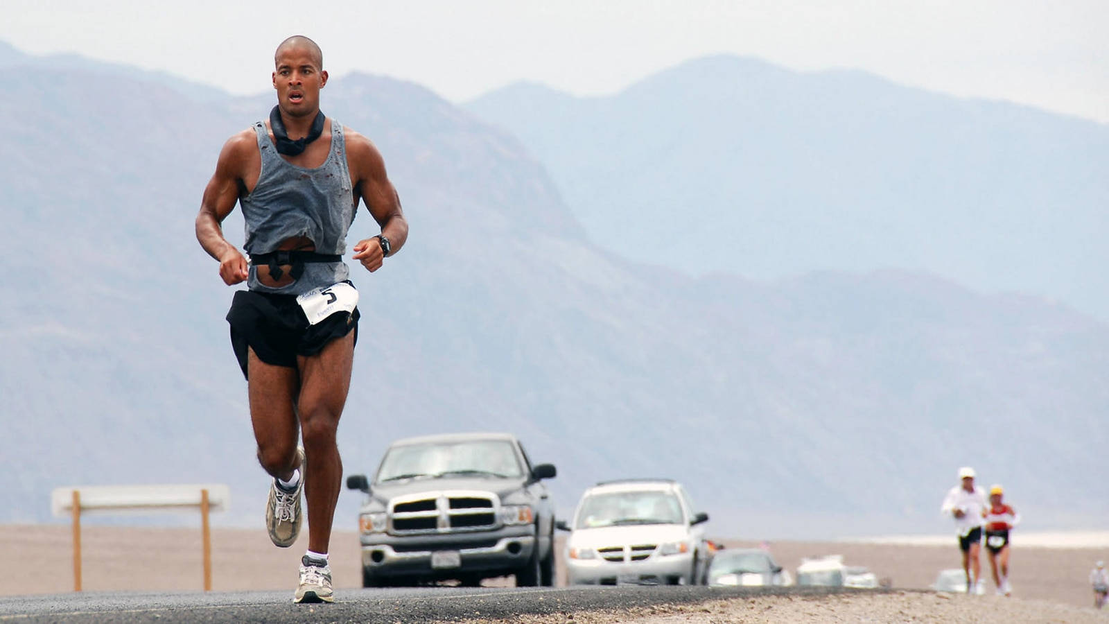 David Goggins Marathon Race Background