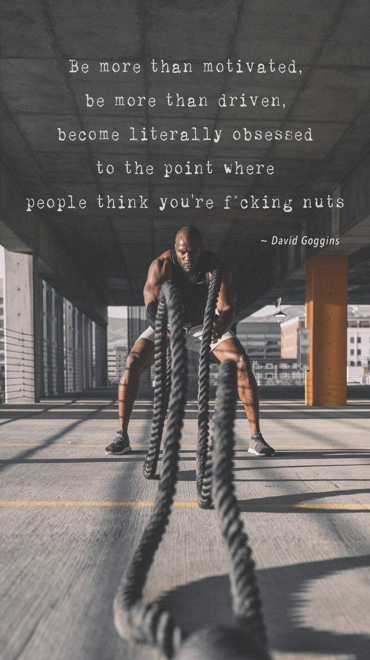 David Goggins Motivational Photo