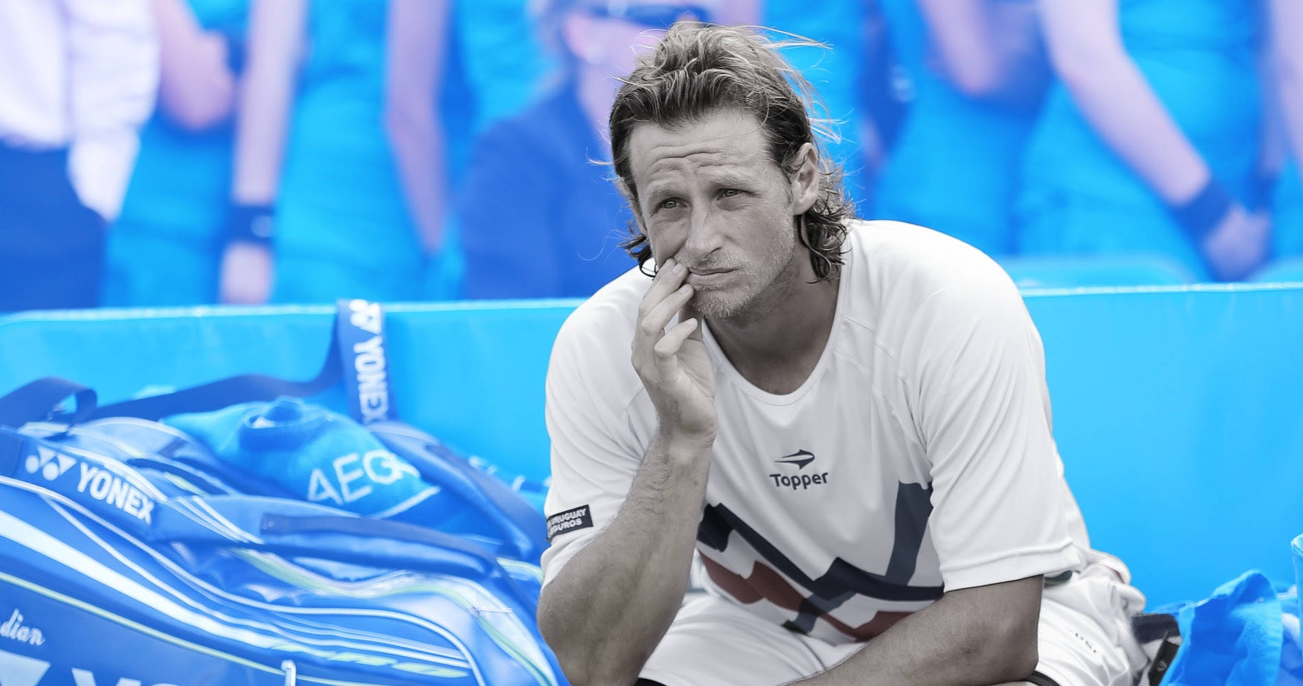 David Nalbandian Grayscale Background