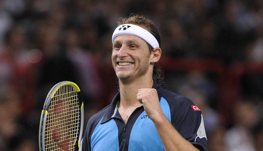 David Nalbandian Happy Clenched Fist Background