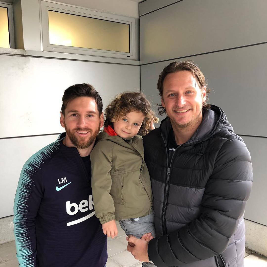 David Nalbandian With Messi