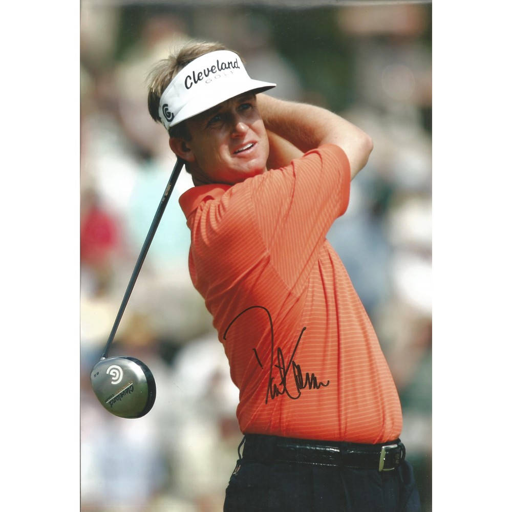 David Toms Autograph Background