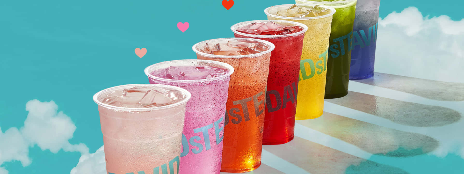 Davidstea Slushy Drinks Background