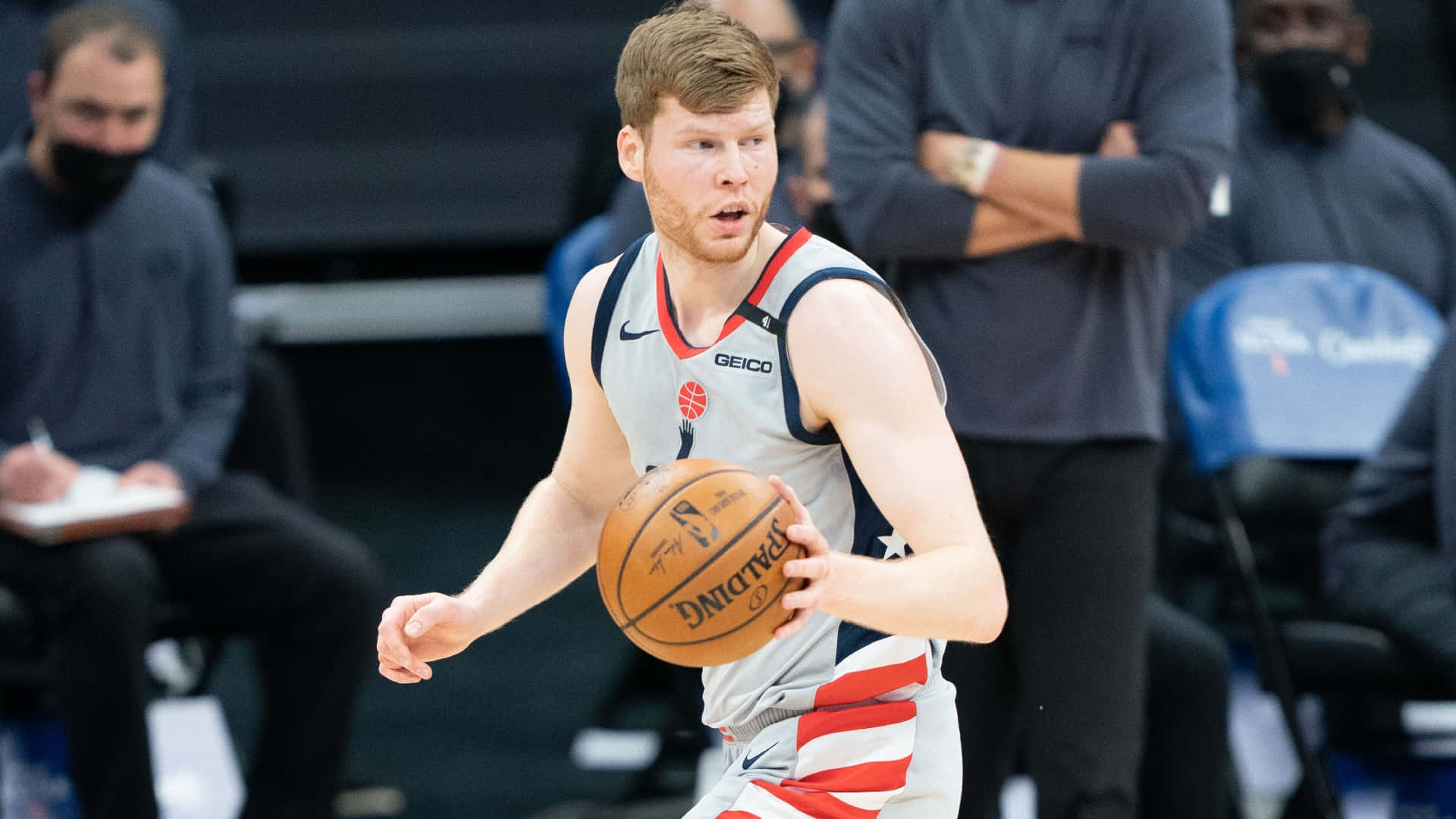 Davis Bertans In Action During A Recent Nba Game