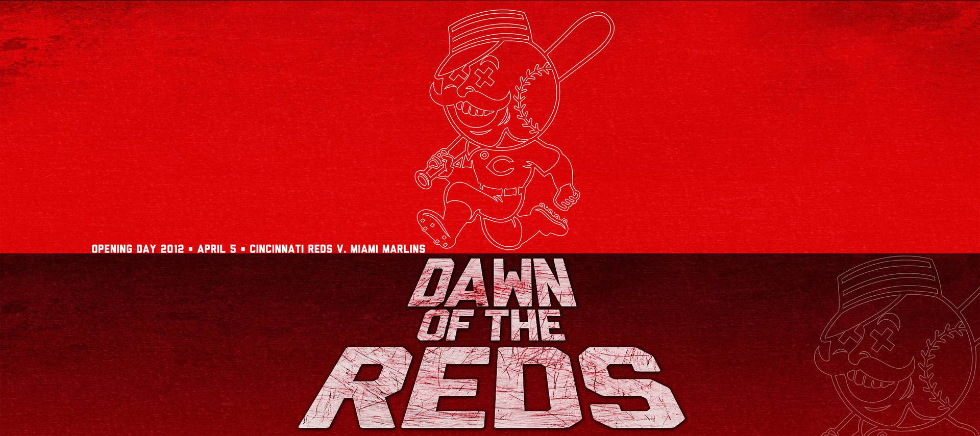 Dawn Of The Reds Cincinnati Reds Background