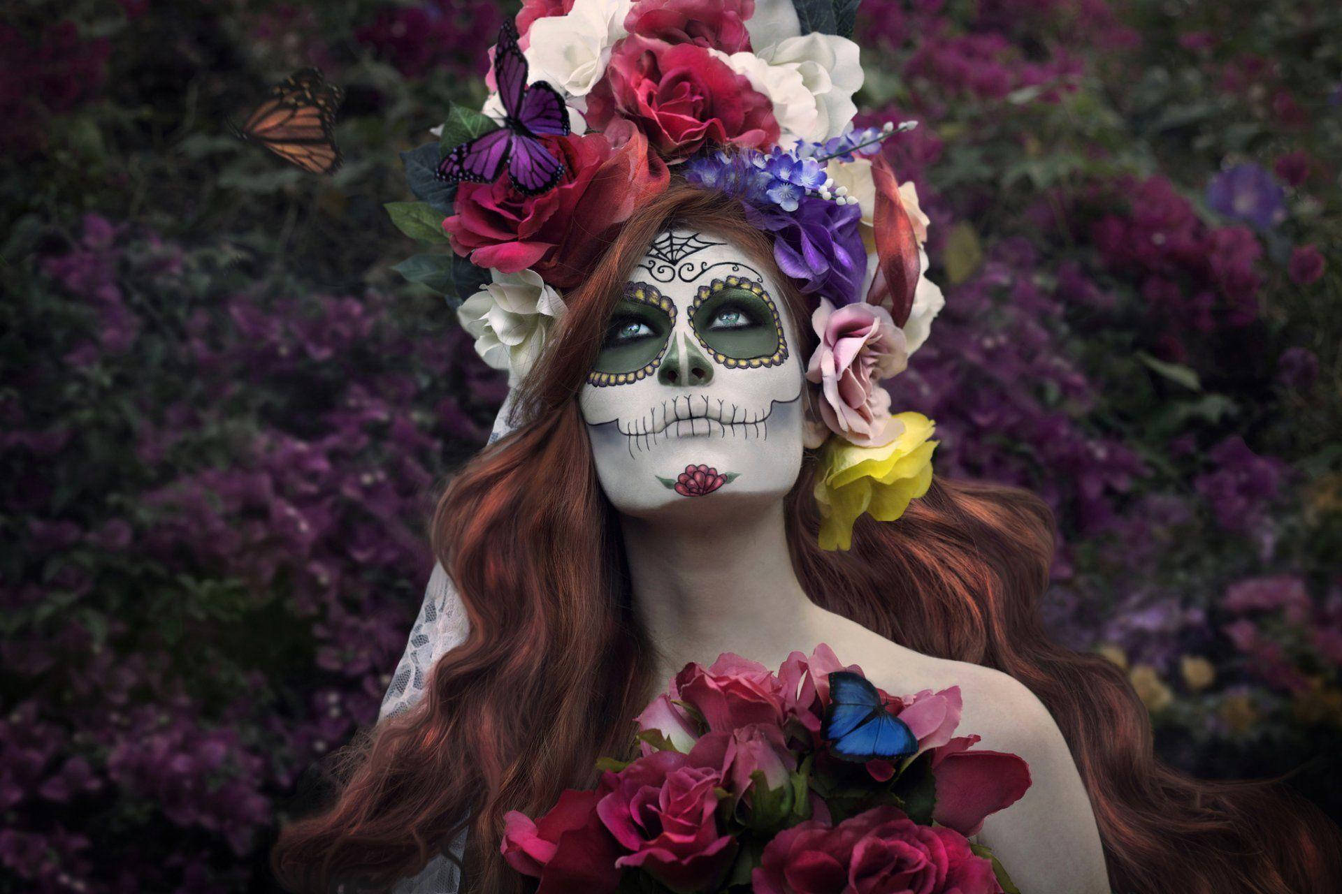 Day Of The Dead Art Photograph Background