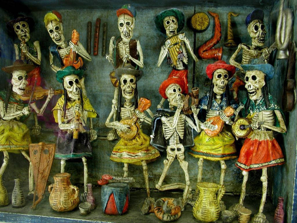 Day Of The Dead Dolls Background