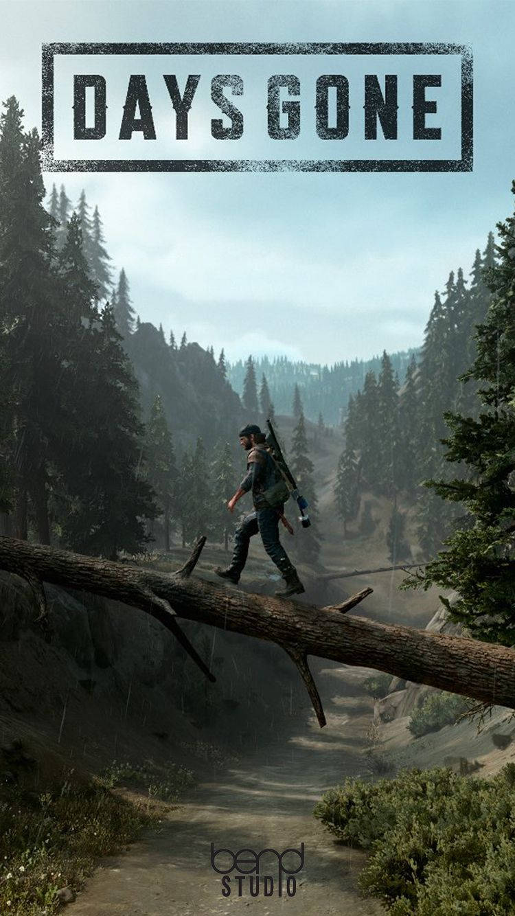 Days Gone Deacon On Tree Background