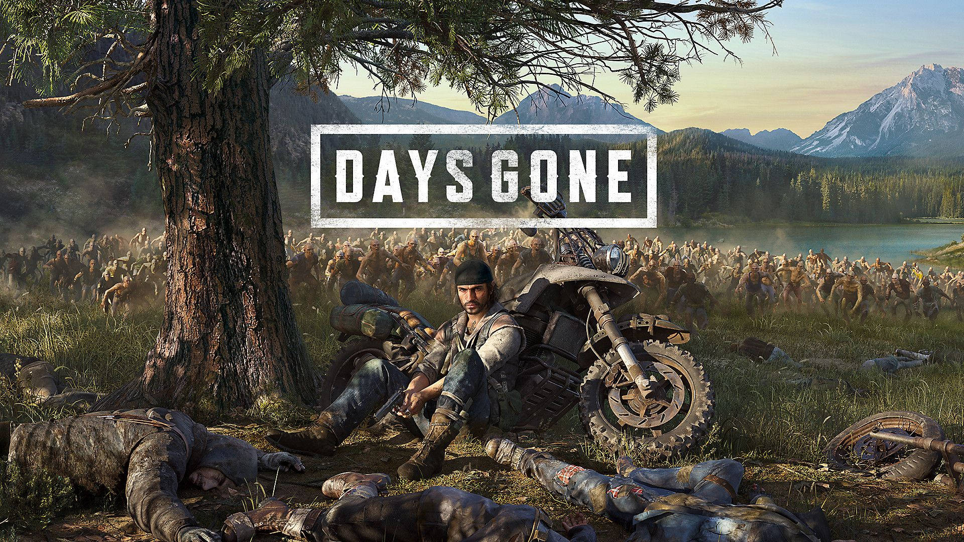 Days Gone Zombie Strike Poster Background