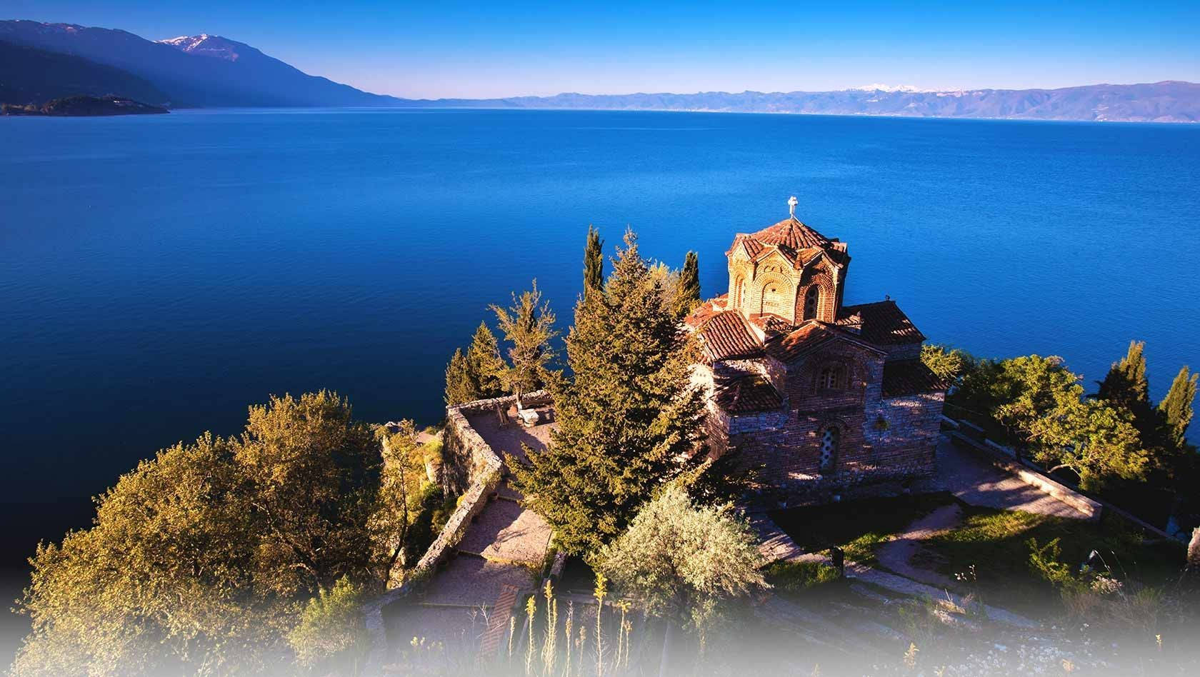 Daytime At Church In North Macedonia Background