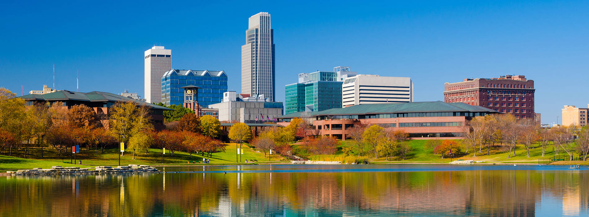 Daytime Omaha Panorama Background