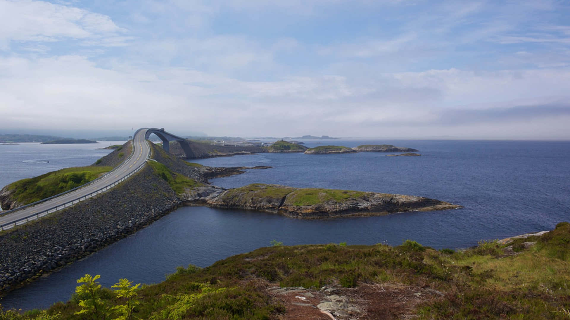 Daytime Photo Of The Storseisundet Bridge