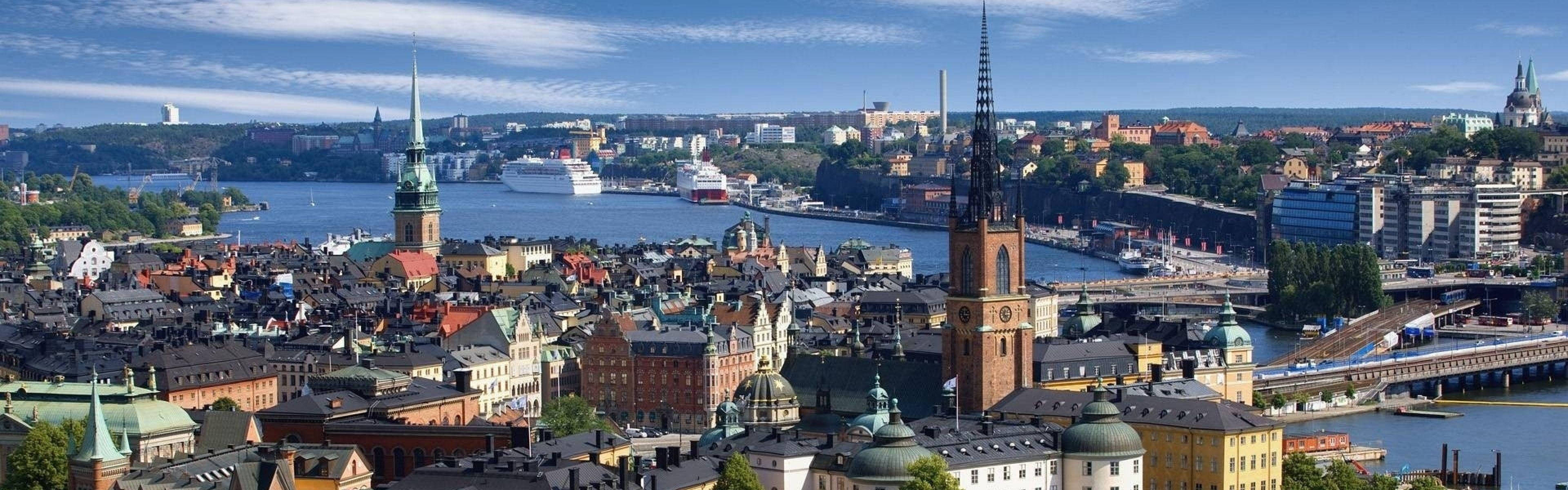 Daytime Skyline In Stockholm Sweden