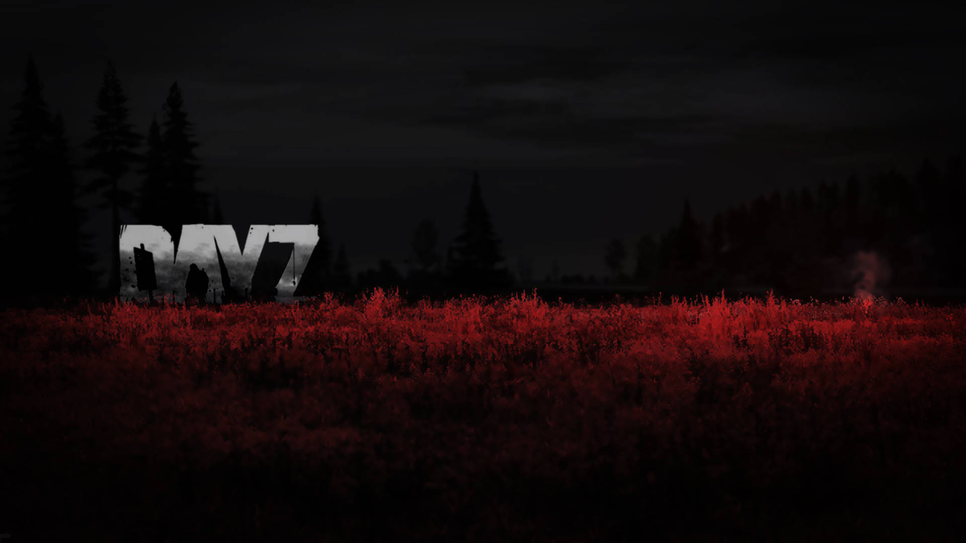 Dayz Black And Red Landscape Background