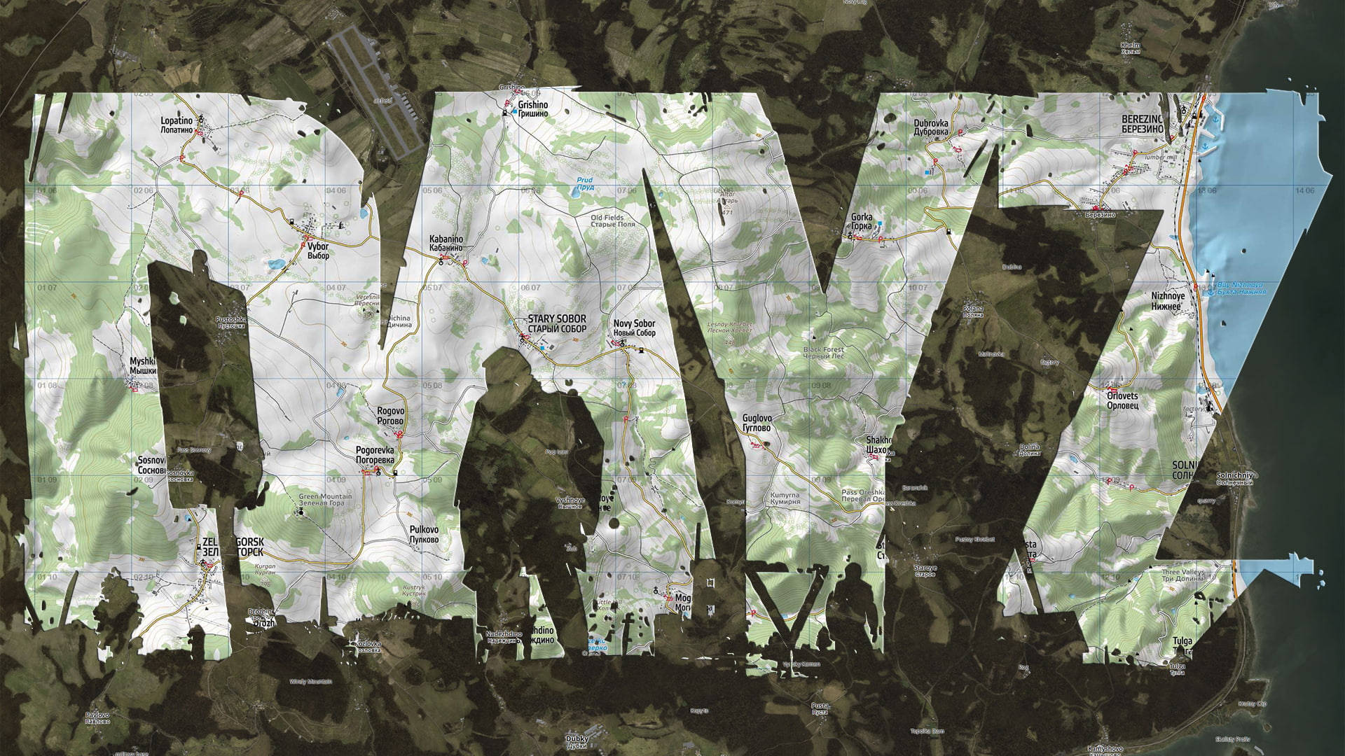 Dayz Desktop Map Typography Background