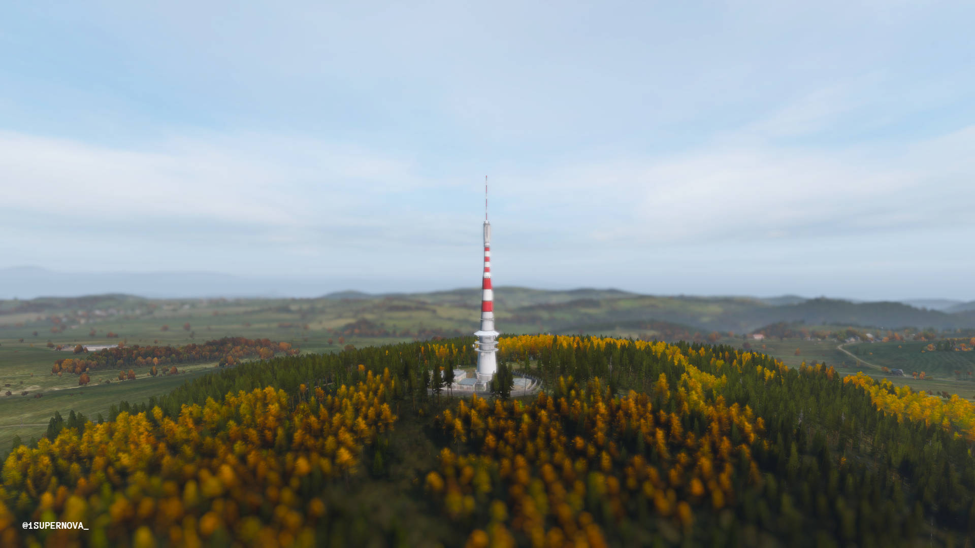 Dayz Tower Aerial Shot Background