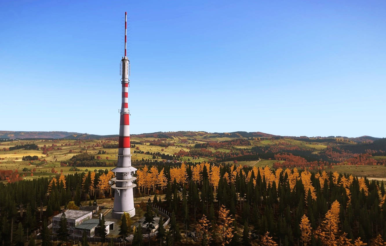 Dayz Tower And Landscape Background