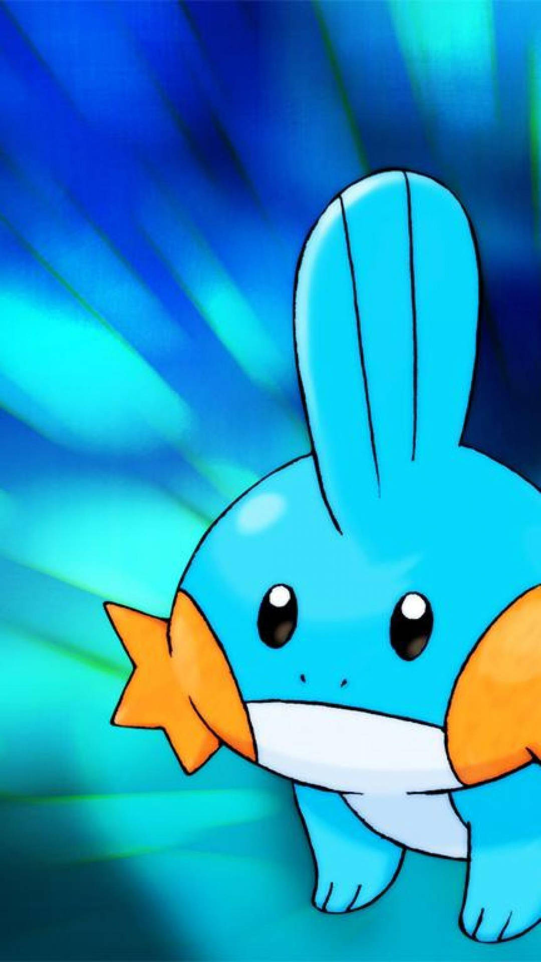 Dazzling Mudkip Portrait Background